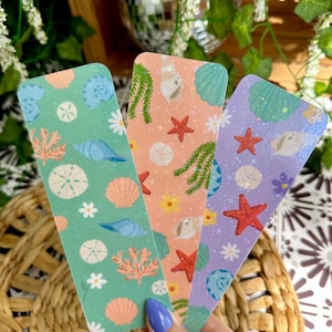 Holographic TSITP Inspired Bookmark Set | Summer Bookmarks | Beach Bookmarks | Sparkle Glitter Bookmark Gift