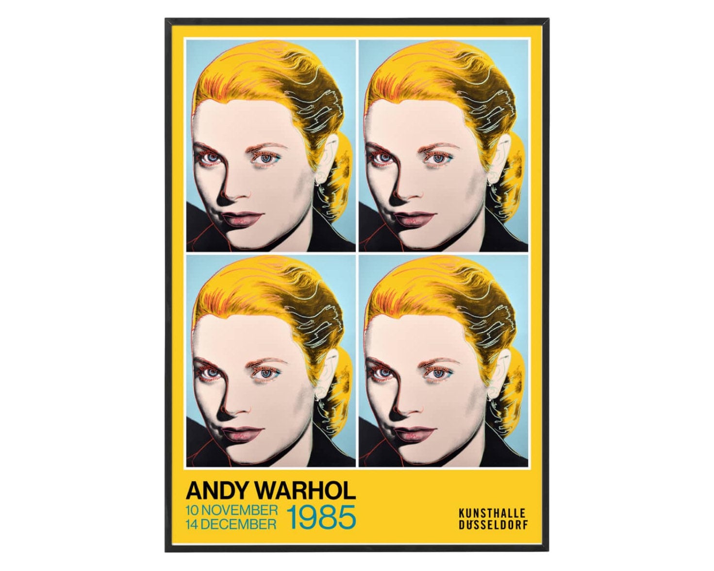 Andy Warhol Grace Kelly Exhibition Poster 1985 Pop Art - Etsy 日本