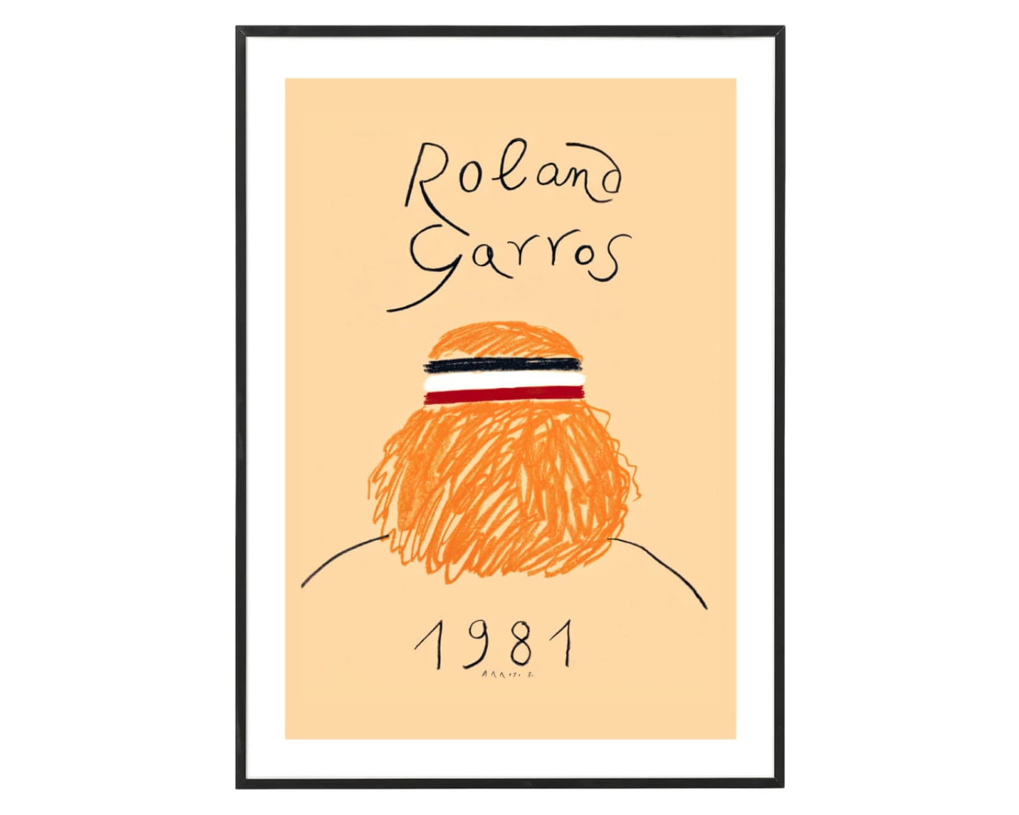 Roland Garros 1981 Fine Art Print Poster Art Art Print picture