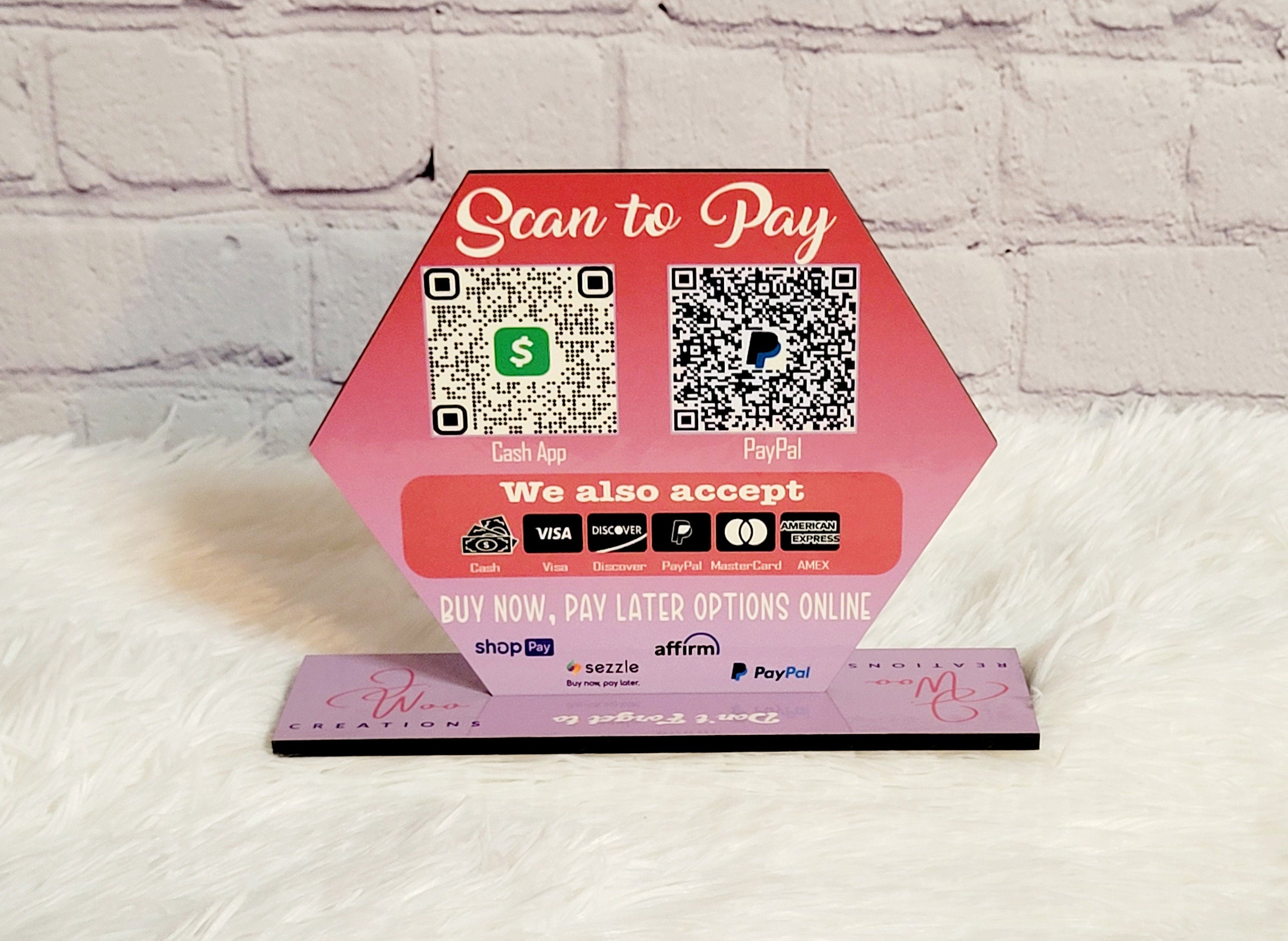 Pay Plaque - Etsy