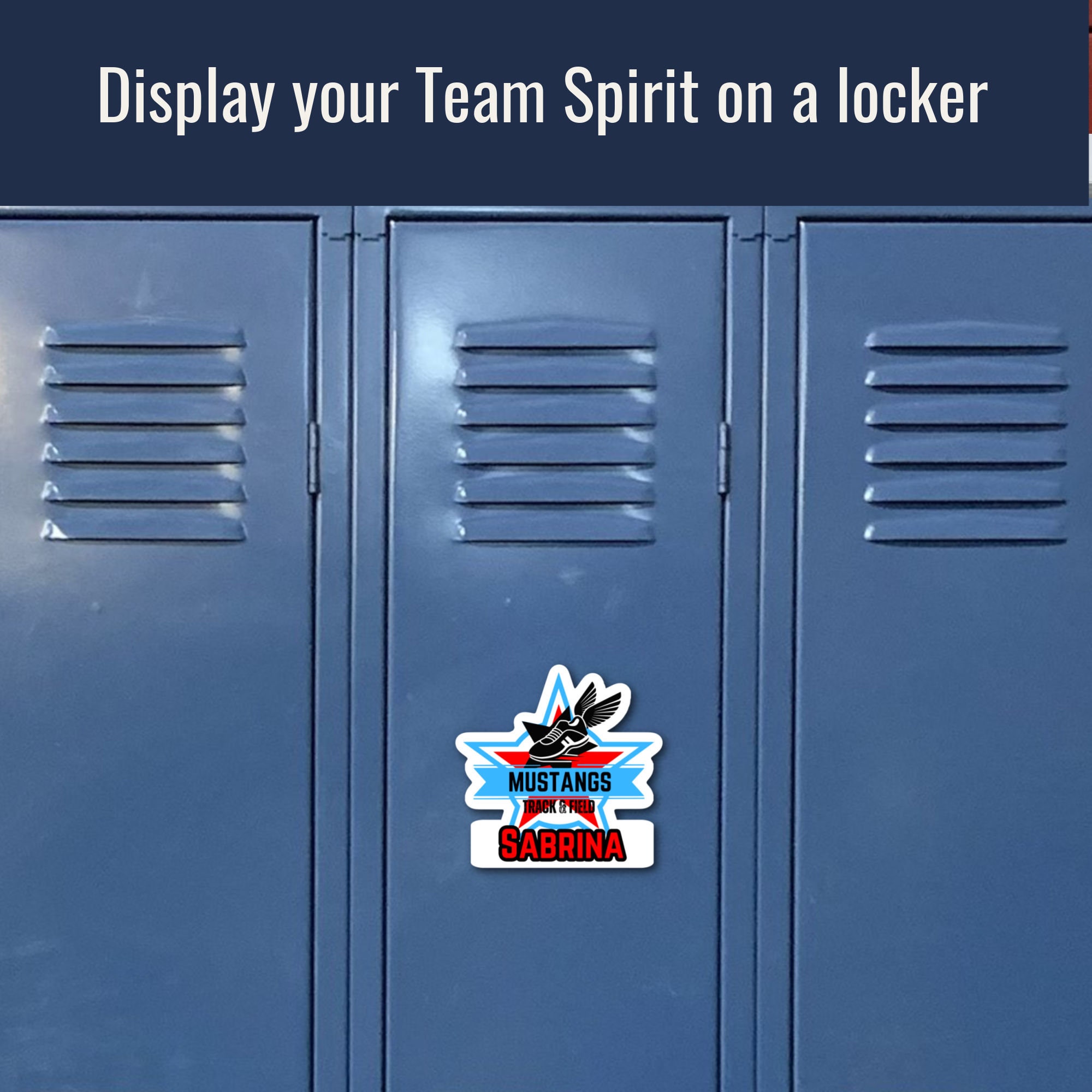 Track Team Locker Decorations
