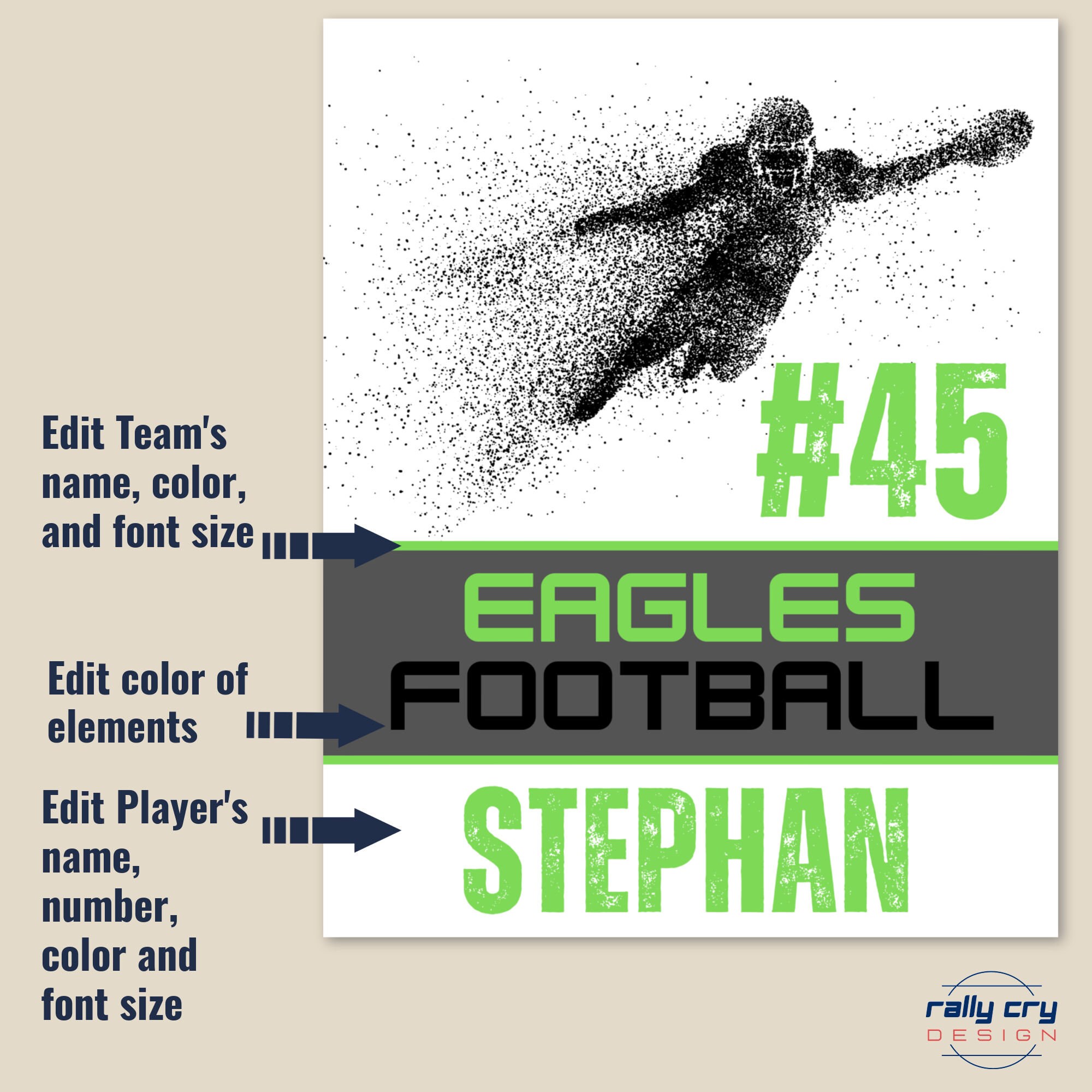 Football Locker Decoration Sign Tag Hotel Door Sign Locker Etsy