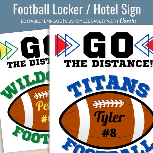 Football Locker Room Decorations Etsy