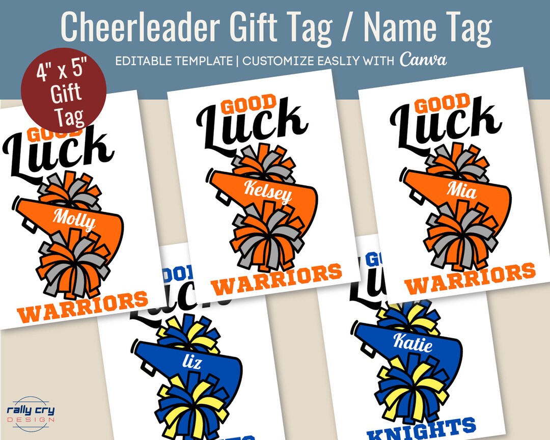 good-luck-cheerleader-name-gift-tag-personalize-cheer-name-tag-travel-meet-treat-gift-label-customize-canva-template-chgt002-etsy