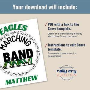 Marching Band Locker Sign, Hotel Door Sign, Locker Room Decoration Tag ...