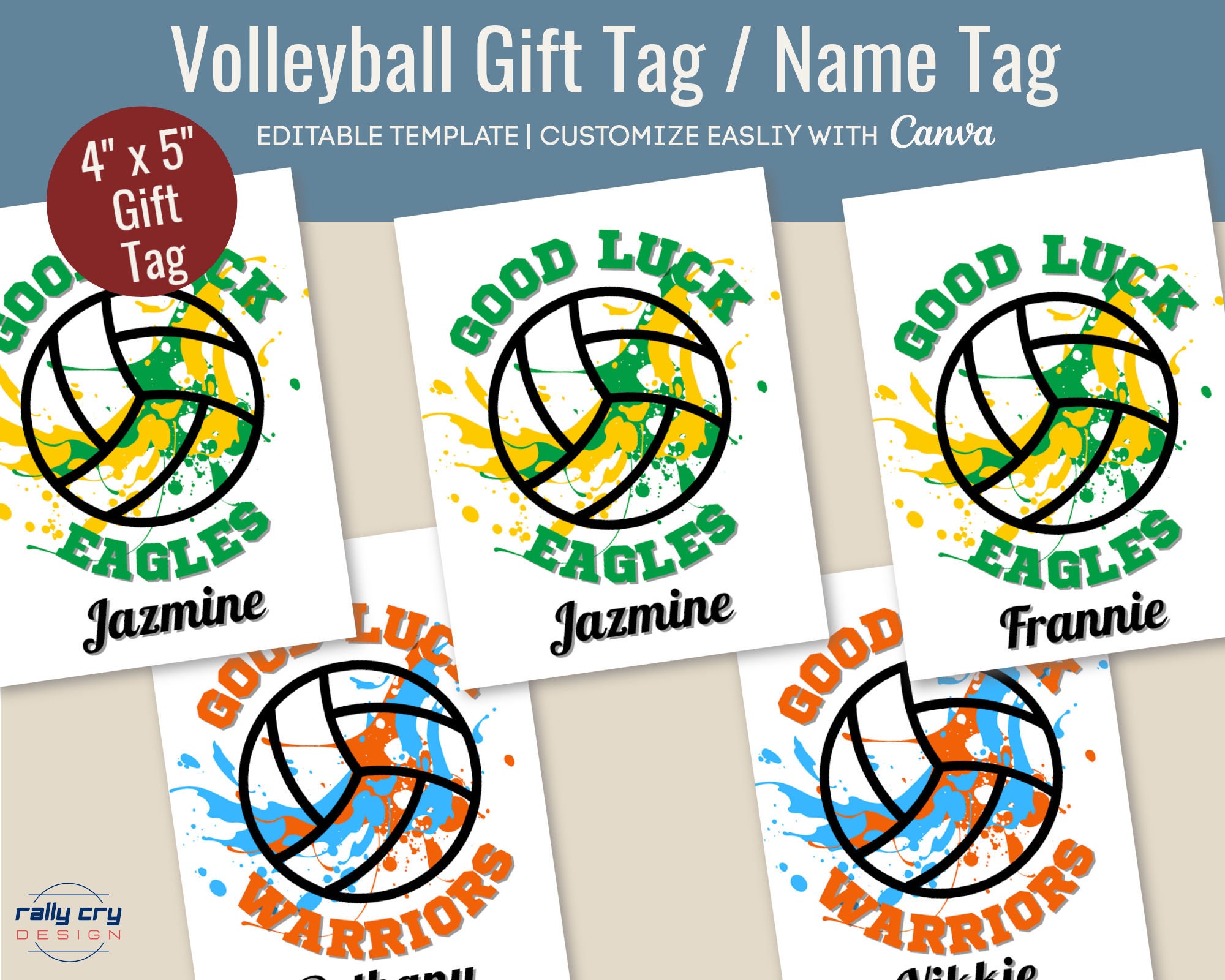 Volleyball Dog Tag - Ringmasters Jewelry and Lds Gifts