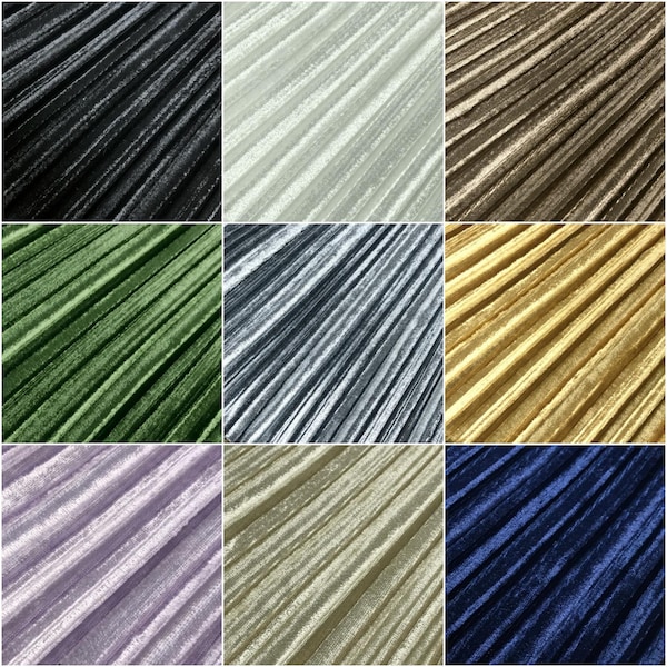 Pleated Velvet Fabric,Stripe Cloth,Dress Clothes Materials,Autumn And Winter Fabrics,Handmade Diy Decoration Backdrop,21 Colors