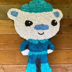 Pinata, birthday pinata, inspired on octonauts pinata