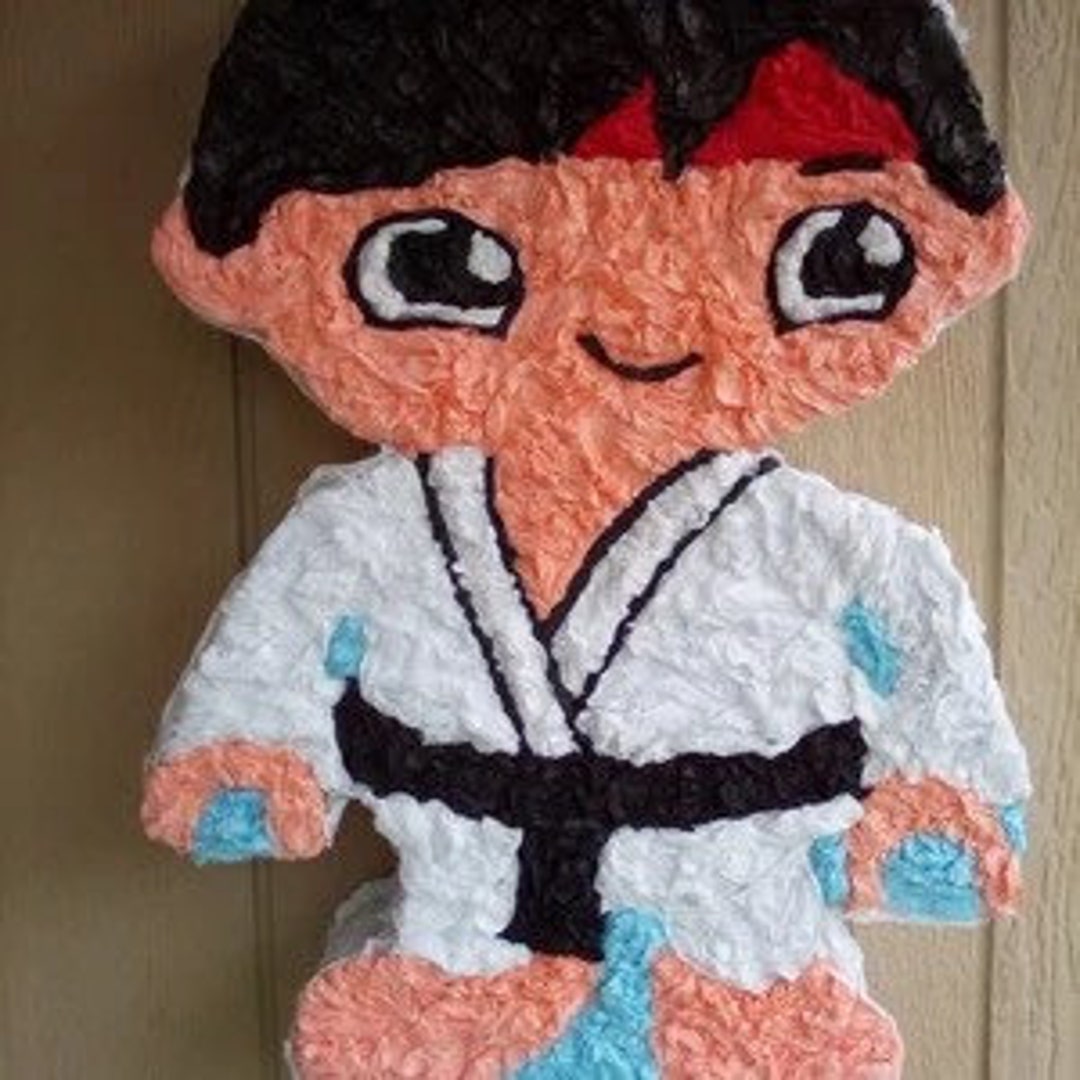 Karate Pinata Pinata, Birthday Pinata, Inspired by Karate Pinata - Etsy