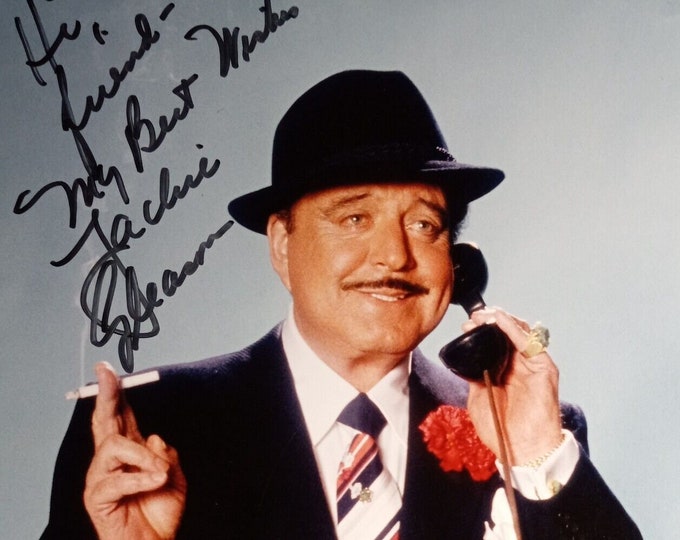 Jackie Gleeson Authentic Signed 8x10 Photo W/ COA - Inscribed "Hi Friend, My Best Wishes"