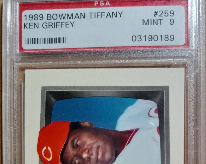 Ken Griffey Bowman Tiffany #259 PSA 9 - RARE
