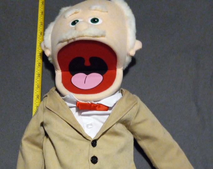 Vintage Full Size Silly Puppets Grandpa Ventriloquist Hand Etsy