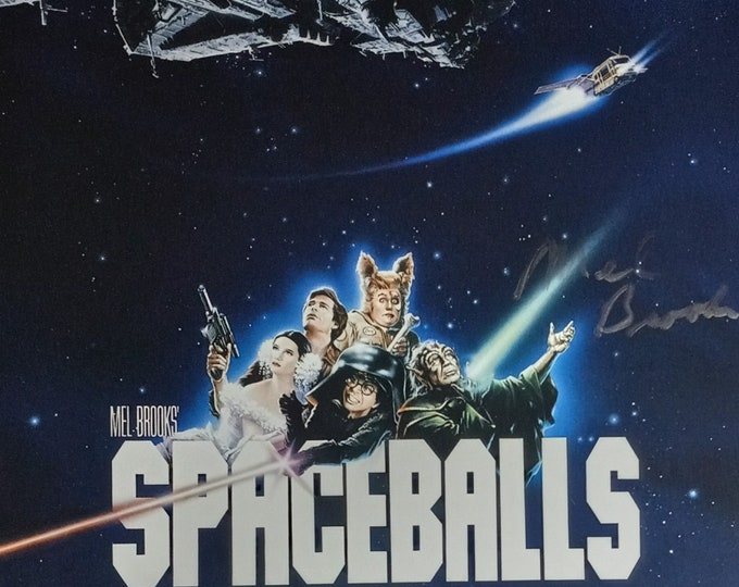 Mel Brooks 11x17 Authentic Signed Photo W/ Beckett COA - Space Balls