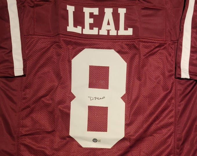 Demarvin Leal Authentic Signed Jersey W/ Beckett BAS COA Texas A&M Aggies