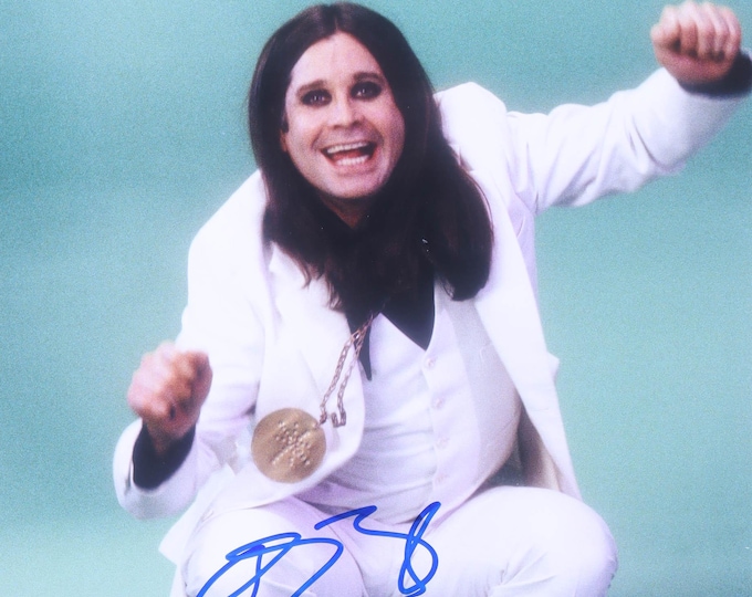 Ozzy Osbourne 11x14 Authentic Signed Photo W/ Beckett BAS LOA