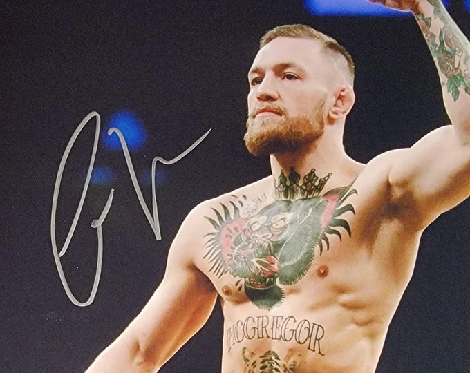 Conor McGregor Authentic Signed 8x10 Photo W/ Beckett BAS COA