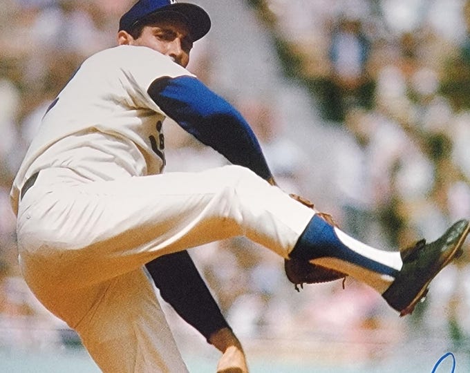 Sandy Koufax RARE Authentic Signed 8x10 Photo W/ Beckett BAS COA Baseball Legend