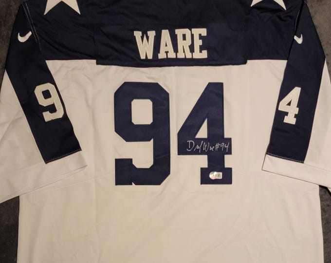 DeMarcus Ware Authentic Signed Jersey W/ Beckett BAS COA Dallas Cowboys #94