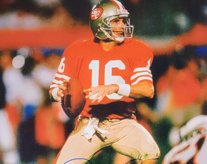 Joe Montana Authentic Signed 8x10 Photo W/ Beckett BAS COA San Fransisco 49ers
