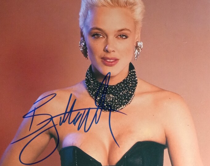 Brigitte Nielsen Authentic Signed 8x10 Photo W/ A1COA - Model - Actress - Icon - Red Sonja - RARE Signer