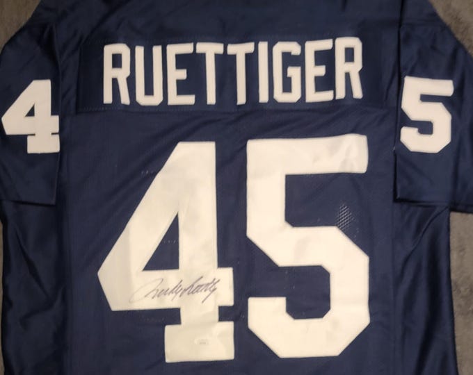 Rudy Ruettiger Signed Jersey W/ JSA COA Notre Dame Fighting Irish #45