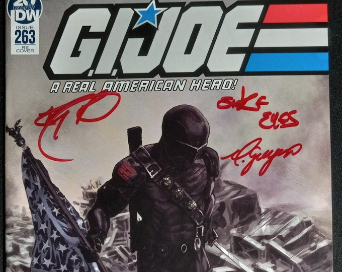 2019 G.I. Joe: A Real American Hero! Issue #263 IDW - Hand Signed By Ray Park and Vo Nguyen W/ JSA Authentication