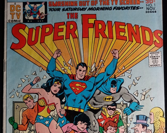 1976 Issue #1 - The Super Friends DC Comic Book