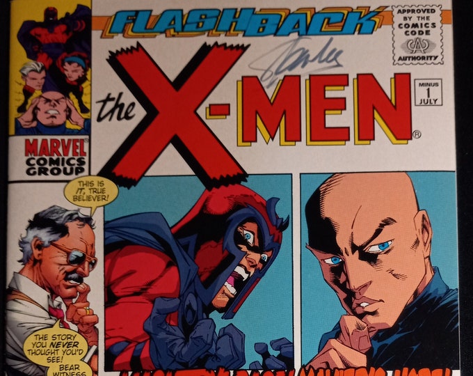 1997 Issue #1 - Stan Lee Signed - The X-Men Marvel Comic Book W/ Wizard & JSA Authentication