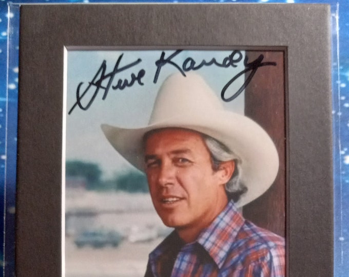 Steve Kanaly 4x6 Authentic Signed Photo With A Frame Ready 5x7 Matting + Lighthouse Authentication - Ray Krebbs - Dallas