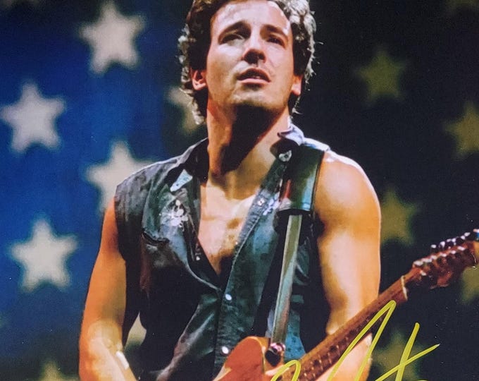Bruce Springsteen Authentic Signed 8x10 Photo W/ Beckett BAS COA The Boss