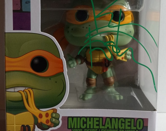 Kevin Eastman Authentic Signed Funko Pop W/ Lighthouse COA - TMNT - Michael Angelo