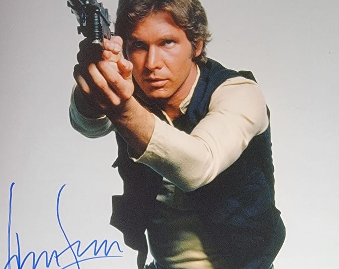 Harrison Ford Authentic Signed 8x10 Photo W/ Beckett BAS COA Star Wars Han Solo