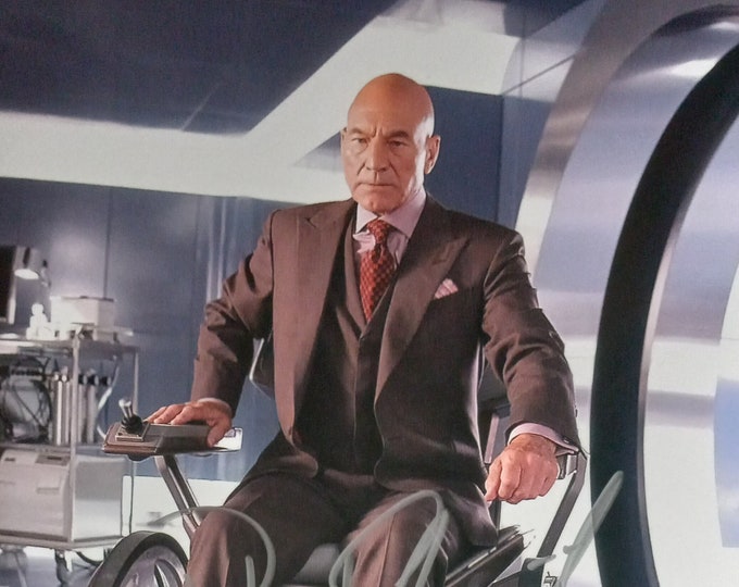 Patrick Stewart Authentic Signed 8x10 Photo W/ Lighthouse COA - X-Men