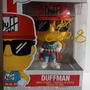 Matt Groening Authentic Signed Funko Pop W/ Lighthouse COA - Duffman - The Simpsons