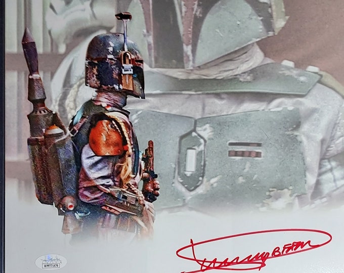 Dickey Beer 11x14 Authentic Signed Photo W/ JSA COA - Star Wars - Boba Fett