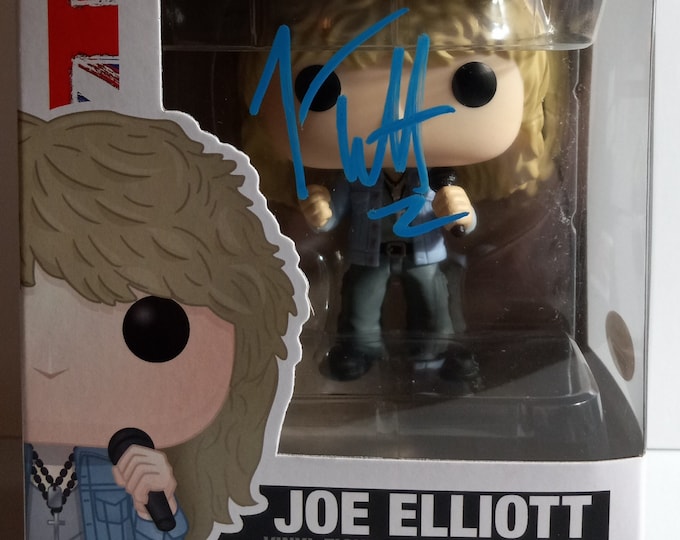 Joe Elliott Authentic Signed Funko Pop #147 W/ JSA COA - Def Leppard