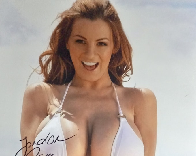 Jordan Carver Authentic Signed 8x10 Photo W/ Lighthouse COA - Hot German Model - 2019