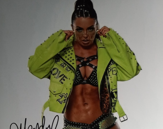Mandy Rose Authentic Signed 8x10 Photo W/ Lighthouse COA - WWE - NxT - Fans Only