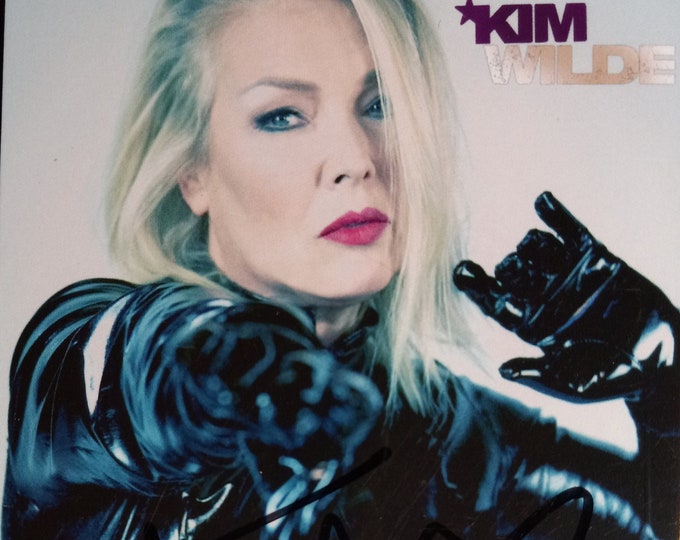 Kim Wilde Authentic Signed 4x6 Print W/ Beckett Authentication