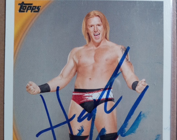 Heath Slater Authentic Signed Card WWE NxT RC 2010