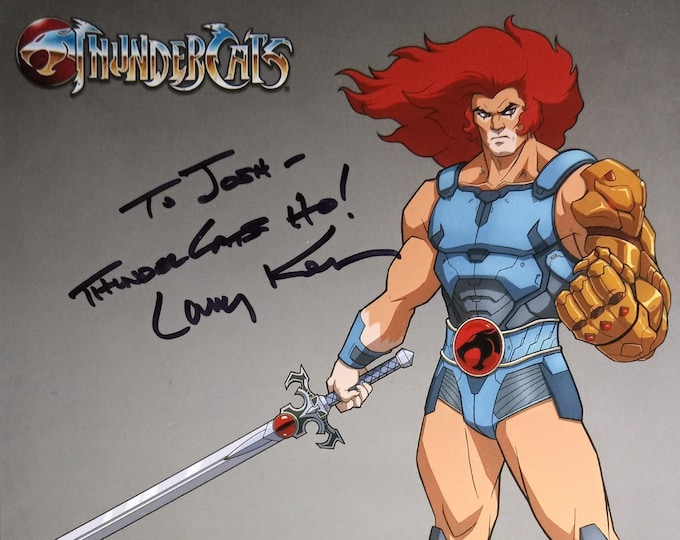 Old Captain's "To Josh" Personalized Authentic Signed 8x10 Photo W/ Lighthouse COA - Larry Kenny - Thundercats
