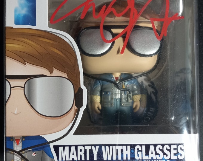 Michael J. Fox Authentic Signed Funko Pop! W/ Beckett COA Authentication - Marty McFly - Back To The Future - Rarest B2TF Funko