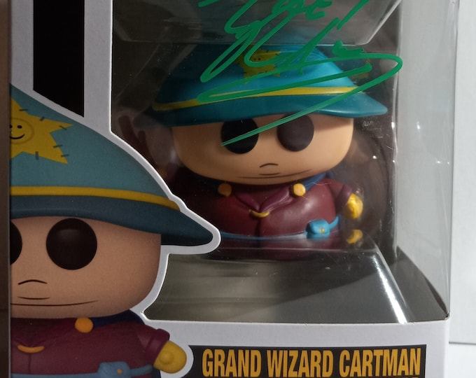 Trey Parker Authentic Signed Funko Pop W/ Lighthouse COA - Grand Wizard Cartman - Southpark