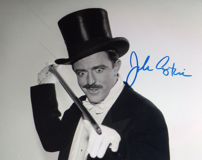 John Astin Authentic Signed 8x10 Photo W/ Lighthouse COA - Private Signing 06/2003 - Addams Family - Batman - Evil Roy Slade - Frighteners