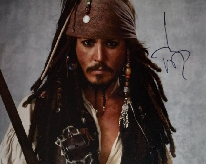 Johnny Depp 16x20 Authentic Signed Photo W/ JSA COA - Pirates Of The Caribbean