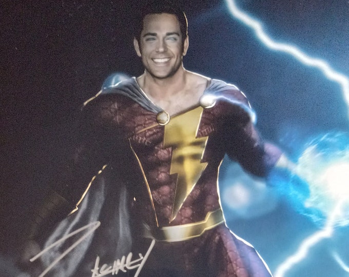 Zachary Levi Authentic Signed 8x10 Photo W/ COA - Shazam!