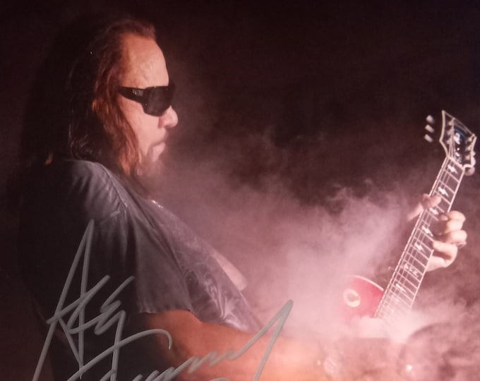 Ace Frehley Authentic Signed 8x10 Photo W/ 3rd Party Authentication