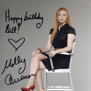 Molly Quinn Authentic Signed 8x10 Photo W/ COA - Inscribed: Happy Birthday Bill&quot; - Castle