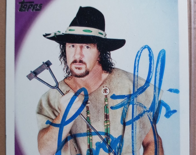 Terry Funk Authentic Signed Card WWE 2010 - HOF Hardcore Legend