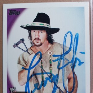 Terry Funk Authentische Signierte Karte WWE 2010 - HOF-Hardcore-Legende